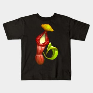 Carnivorous Plant Nepenthes Edwardsiana Botanical Pitcher Plant Kids T-Shirt